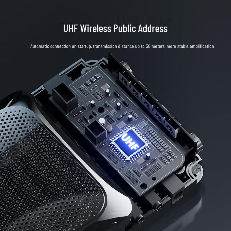 SHIDU S516 Portable Wireless Voice Amplifier CN Plug (adapter Included)