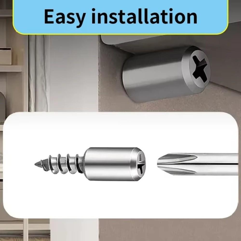 Portable Self Tapping Screws Multifunctional Bracke Integrated Shelf Support Pegs Self-tapping Screws Heavy Duty Floating Shelfs