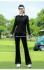PGM Women's Autumn/Winter Golf Apparel: Long-Sleeve Polo Shirt & Pants Set