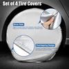 Universal 27 29 inches Tire Covers Pack RV Wheel Trailer Car Truck Sun Protector