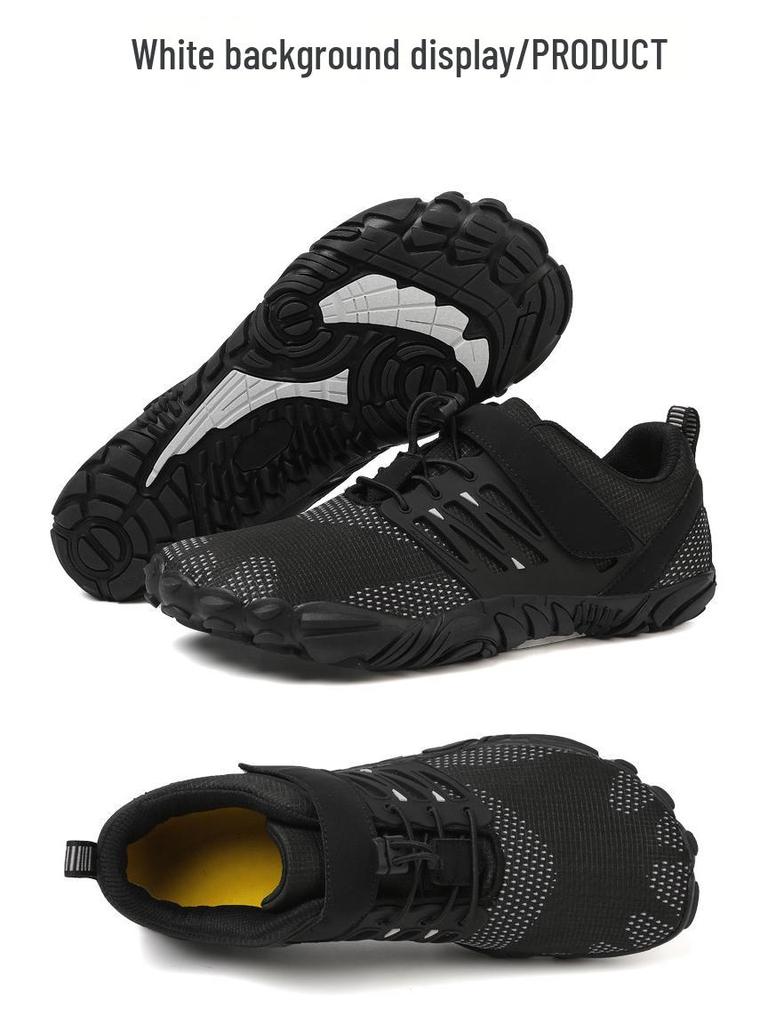 Autumn Five Finger Non-Slip Hiking Shoes - Breathable, Lightweight Climbing Footwear for Men & Women