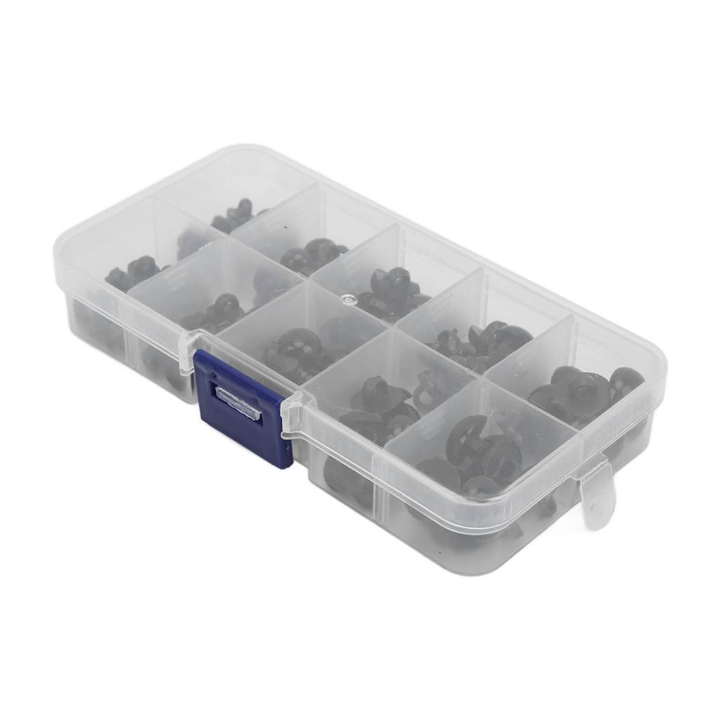 100Pcs Safety Eyes Multi Sizes Convenient Resin Durable Sturdy Wide Application Crafting Eyes Button