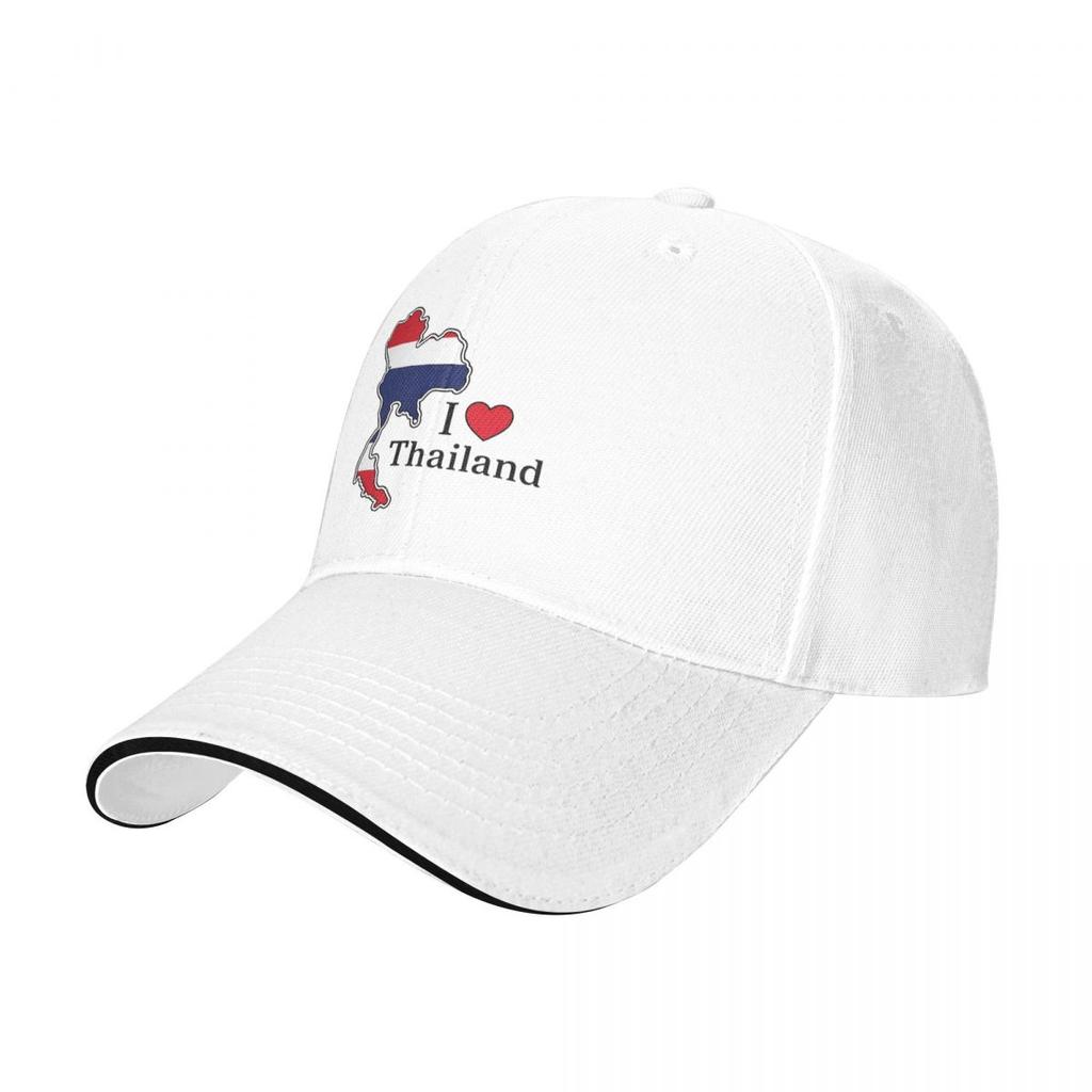 I Love Thailand Baseball Caps Snapback Baseball Hats Breathable Casual Casquette Outdoor Unisex
