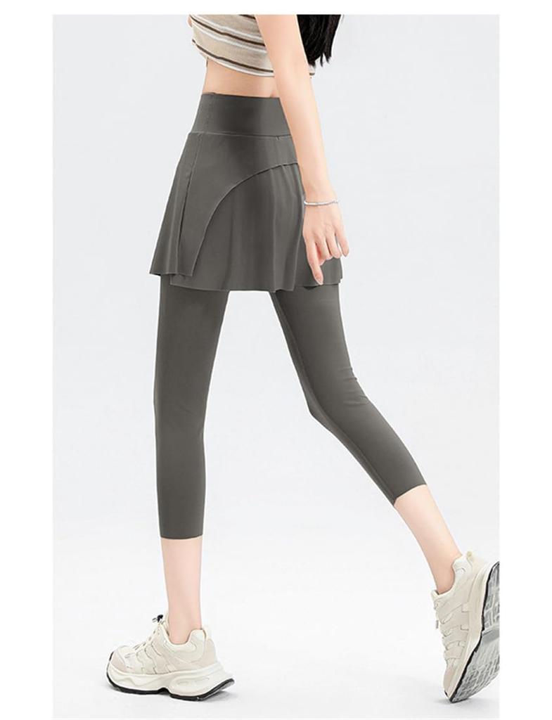 YANGRONG Yogahose mit kurzer Länge Yoga Größen 2XL Damenrock, 3/4 Leggings, Tragen, Tanzen, Sportbekleidung, Strumpfhose, Hose, Unterteile, Fitness,