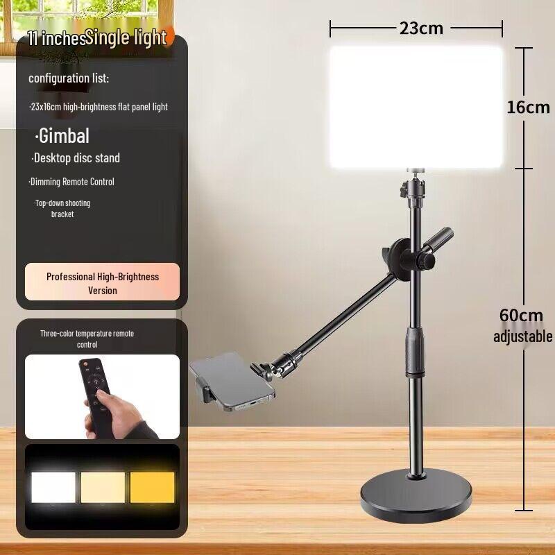 Portable LED Fill Light for Influencers & Photographers: Enhance Beauty with Skin-Softening Filter