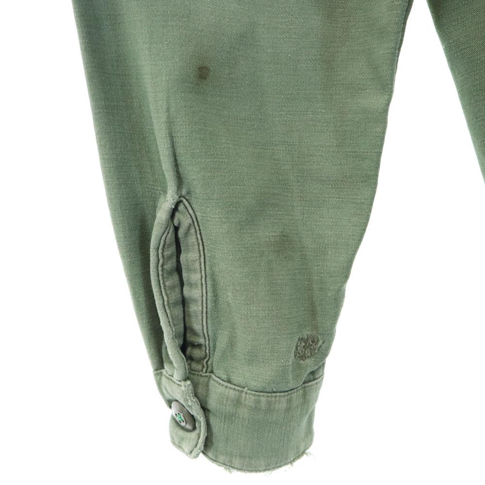US.ARMY vintage Long sleeve Military shirt khaki Men's Used