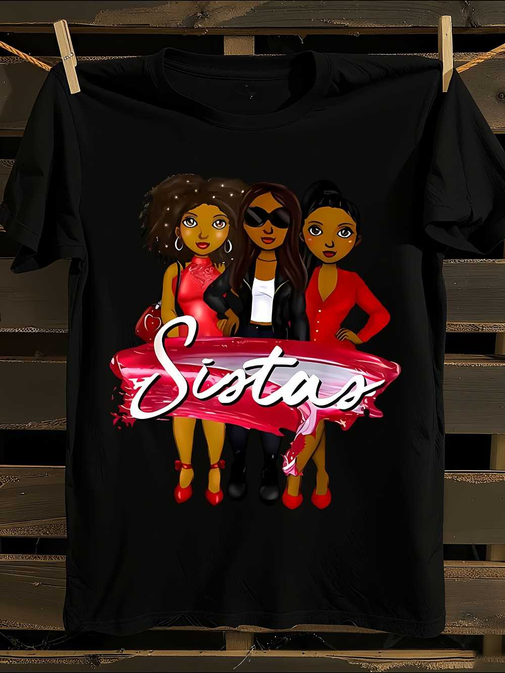 Sistas Sisterhood Graphic T-Shirt XXXXL