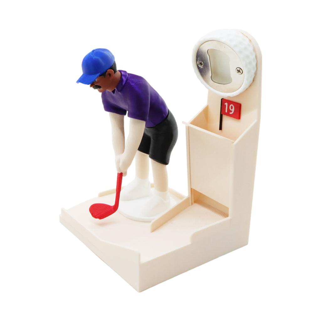 Golf Ball Wine Bottle Opener Novelty Metal Corkscrew for Party Games Creative Barware for Home Bar Picnic and Holiday Gifts 1 Piece