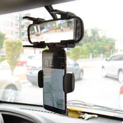 Adjustable Car Rearview Mirror Mount Mobile Phone Holder Stand Universal Navigation Support Automobile Data Recorder Bracket GPS