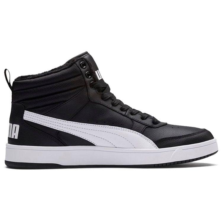Puma Rebound Street V2 Fur 'Black White' Women's 363717-05