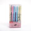 4 Pz/set Cute Cat Penna Cancellabile 0.38mm Lavabile Magica Penna Gel Ricariche di Inchiostro Blu Bambini Scuola di Cancelleria Accessori Per Ufficio