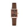 Gedi Minimalist Rectangular Women’s Watch – Retro Korean Style Quartz for Students