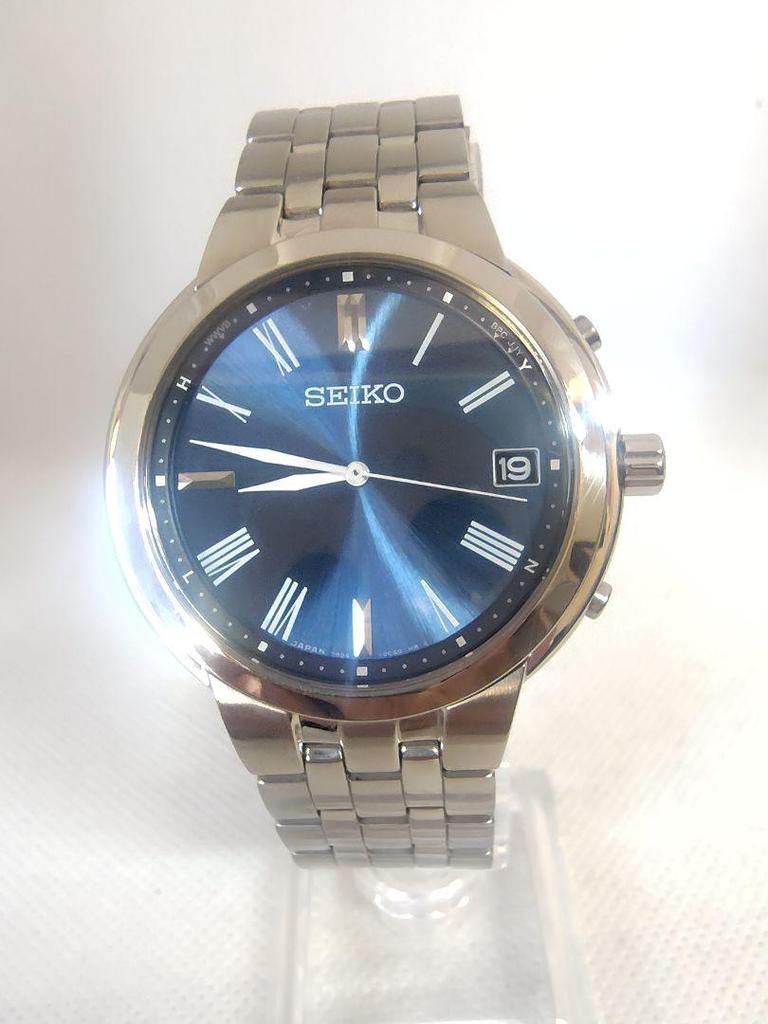 [USED] Seiko Navy 7B24-0BS0 Radio Solar Watch