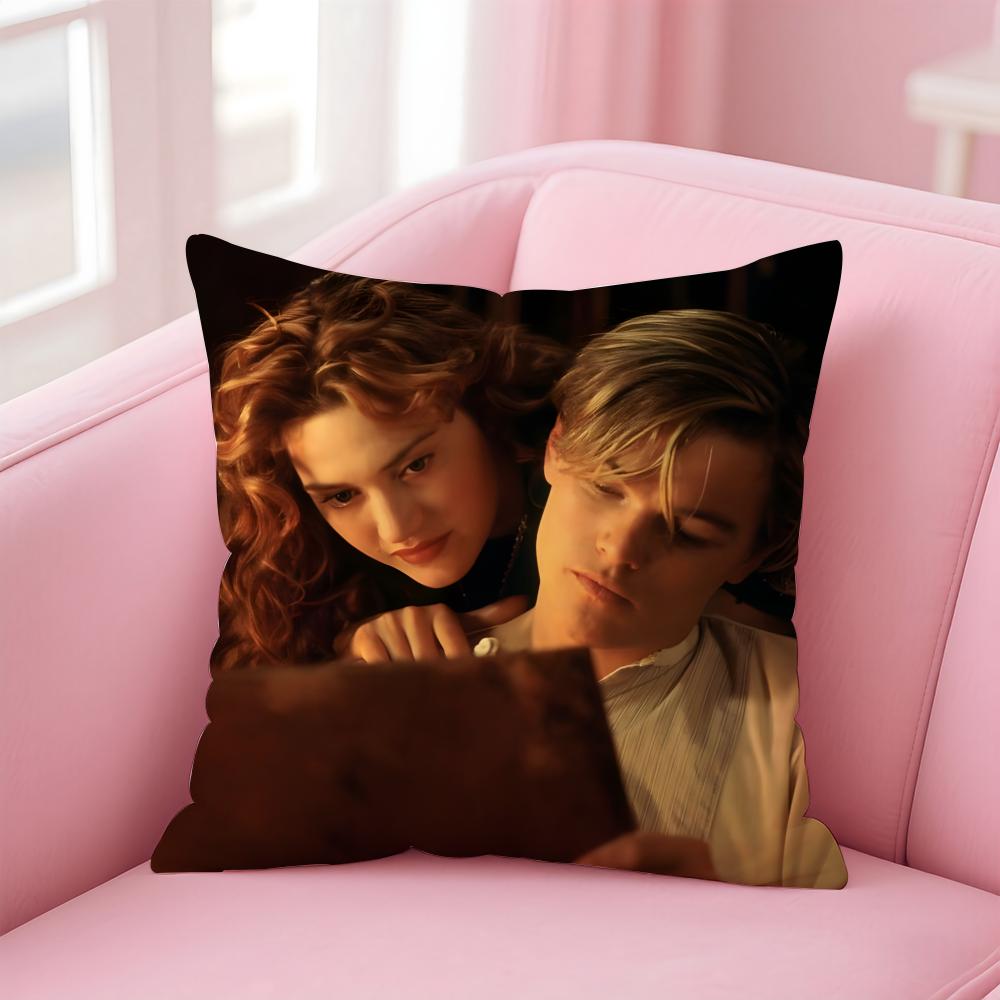 T-Titanics Classic Cushion Cover Comfortable Reversible Pillow Cover Ideal For Car Sofa Bedroom & Beyond