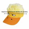 Lightweight Duckling Decorated Wig Cap Soft Top Fashionable Embroidered Baseball Cap Versatile Breathable Duck Tongue Cap