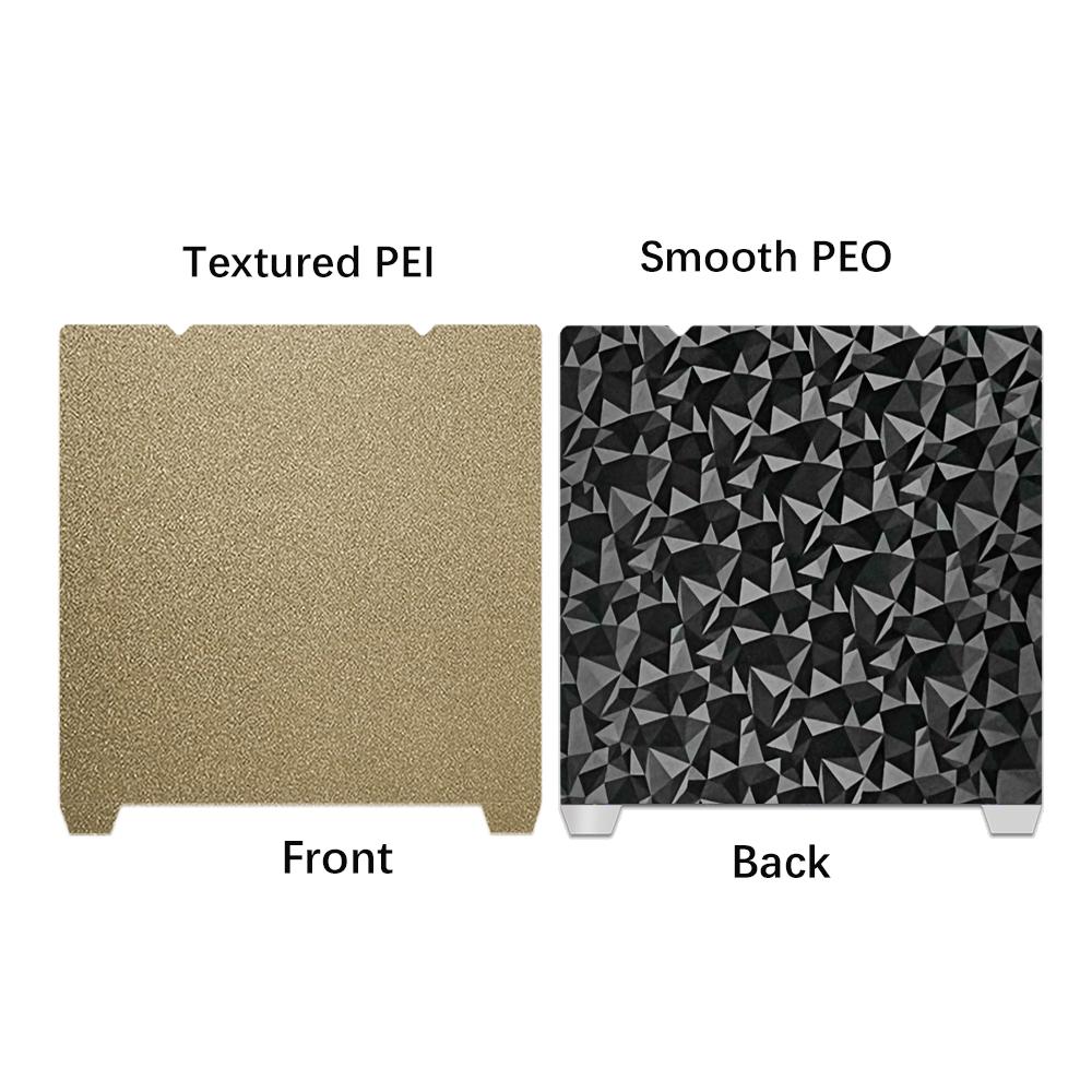 Für Ender 3 V3 SE Bauplatte V3 KE Texturiertes Pei Federstahl 235x235mm Glattes PET PEO Blech Für Creality K1/ Ender 3 S1/S1 Pro