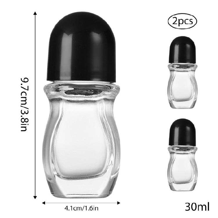 30ml Glass Bottles with Lid Secure and Reusable Storage Container Leak Proof Glass Bottles for Beauty Enthusiasts
