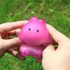 1-10Pcs Color Changing Love Rabbit Pinch Music  Slow Rebound Simulation Stress Relieving Gift For Adult And Children Party