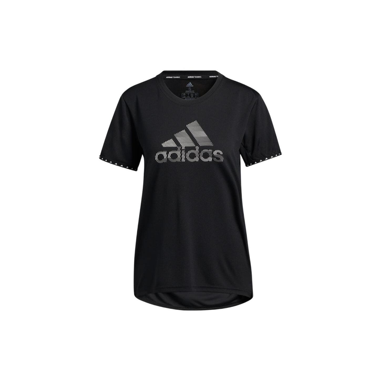 (WMNS) adidas Badge Of Sport Necessi T-Shirt Asia Sizing  Black  Women s GQ9412 L