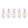 5 Pcs Ball Valve Flat T Handle PVC Water Supply Ball Valve Switch for Swimming Pools 20mm0.8in