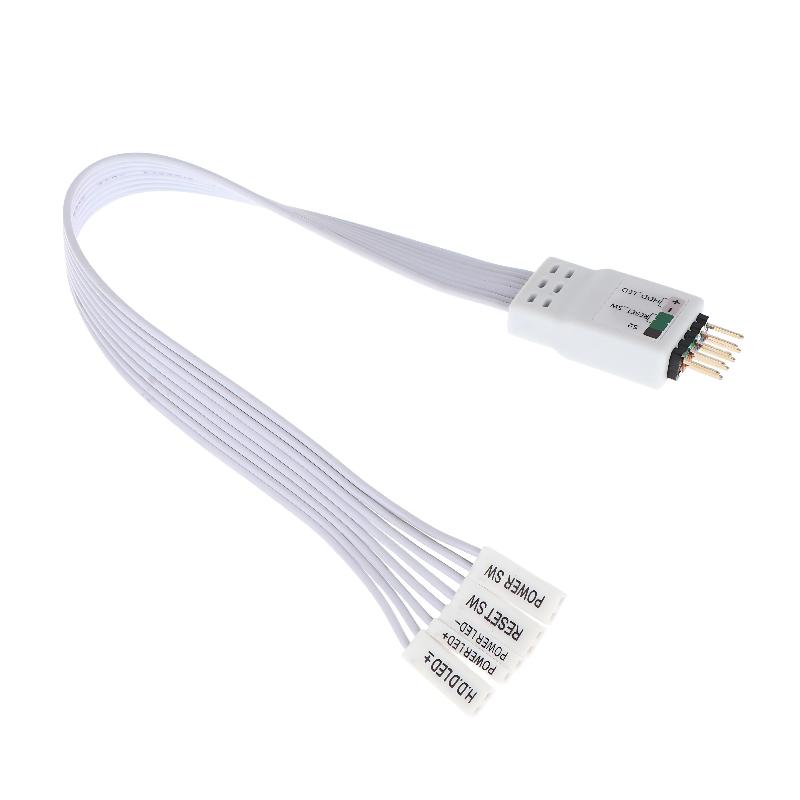 20/30/50cm Motherboard Front Panel Cable Universal 9Pin F-PANEL Adapter With Labeled Connectors For PC Case DIY Modding