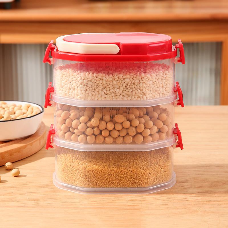 Seasoning Container Box - Home Use Pepper Kitchen Storage Box - Seasoning Container with Sealing Lid - Storage Box for Seasonings
