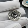 5 Pcs Leather Decorative Buttons Flower Buttons Imitation Turquoise Button for Jewellery Making Clothing Bag Dress