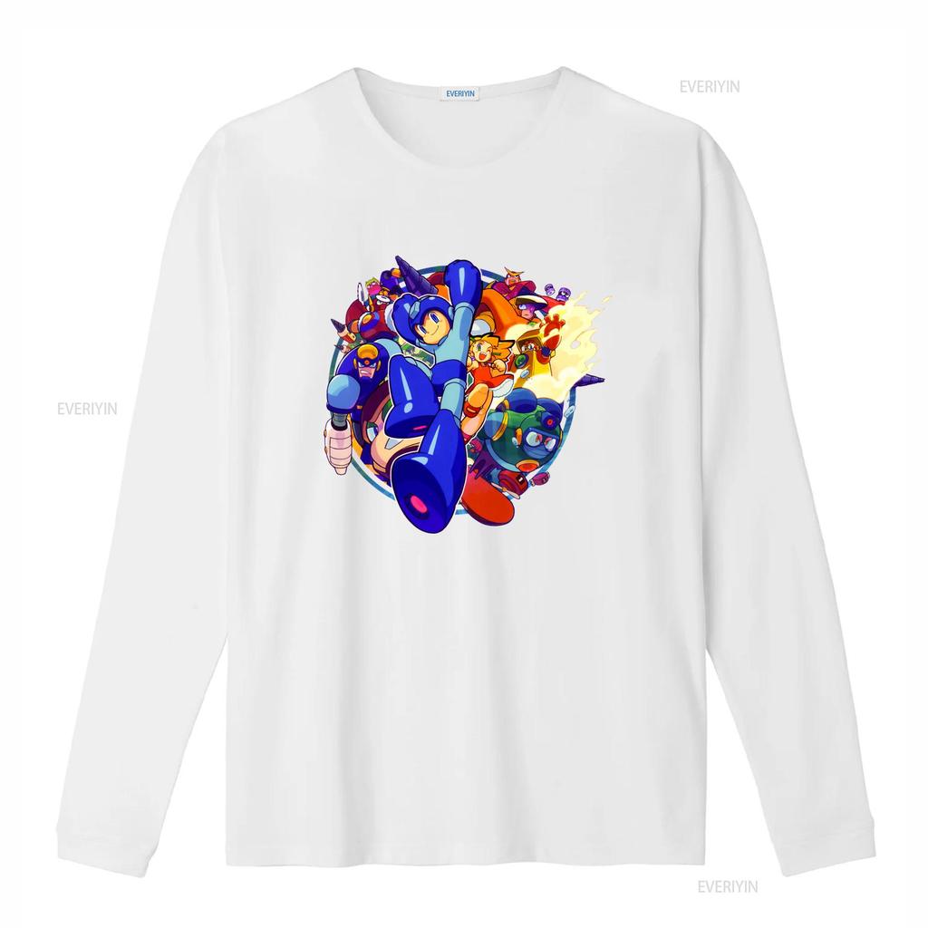 Mega Boy Rockman Collage Kunst Premium T-Shirt Japan Klassisches Spiel Vintage Gewaschen Bequem Streetwear Stilvoll Vielseitig homme