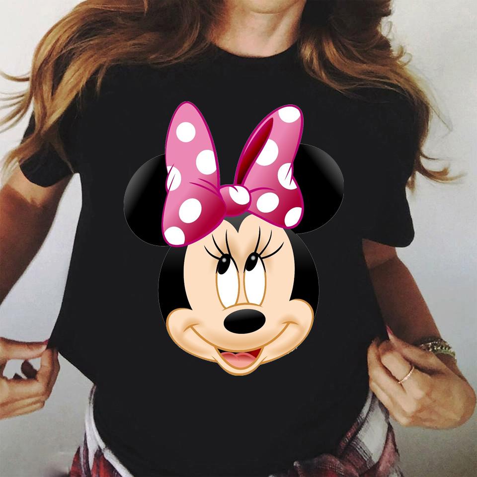 2025 Disney Mickey Mouse Cute Harajuku Ullzang Fashion Top Family Parent-Child Top 100% Pure Cotton Printed Leisure T-shirt