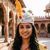 Rhinestones Feather Turban Hat Dress Up Indian Pleated Cap Arab Pleated Turban  Costume Accessory
