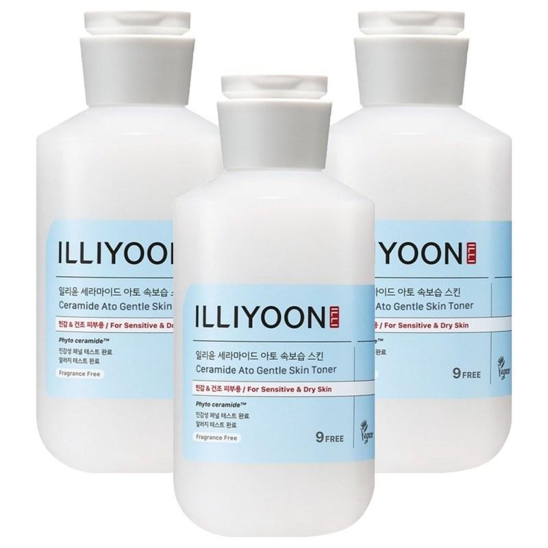 Illiyoon Ceramide Ato Deep Moisturizing Mildly Acidic Sensitive Skin, 250ml, 3 pcs