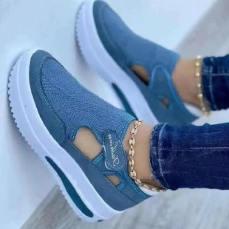 Røde Sneakers Damesko Kvinne Tennis Lerretssko Dame Fritid Damer Sportssko Platform Sneaker Uthulede Sko