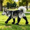 Verstellbare Hundegeschirr-Stiefel Wasserdichte Hunderegenstiefel Verschleißfeste Outdoor-Hundeschuhe Wandern
