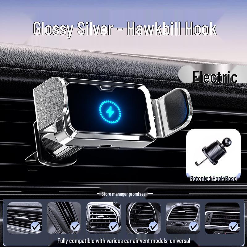 Universal Car Phone Holder: Air Vent & Console Suction Mount