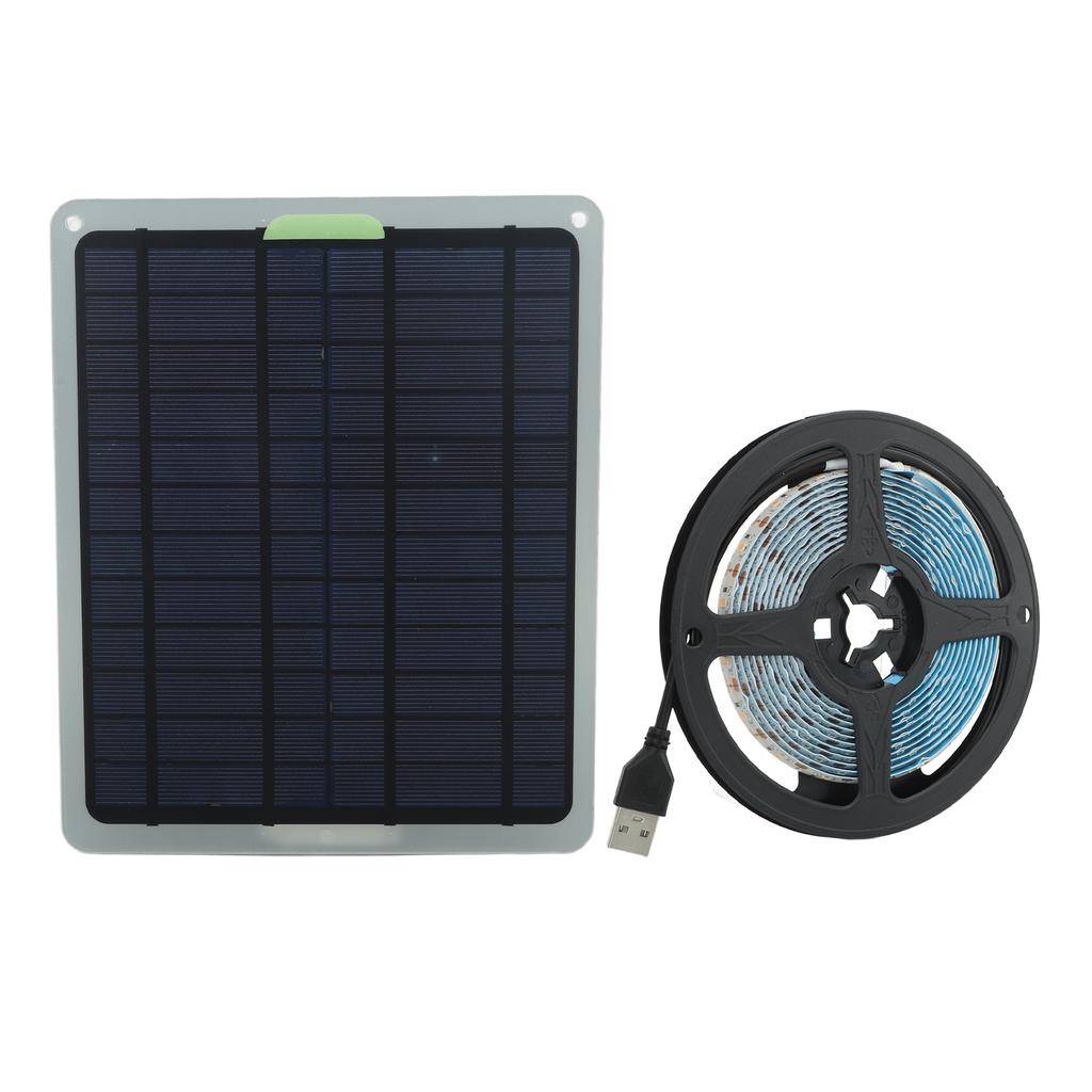 20W Full Spectrum Solar Power Lamp LED 5V IP65 Waterproof Solar Plant Grow Light Strip for Garden