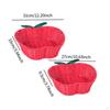 Apple Design Handcrafted Basket for Fruits and Cookies, Imitation Rattan