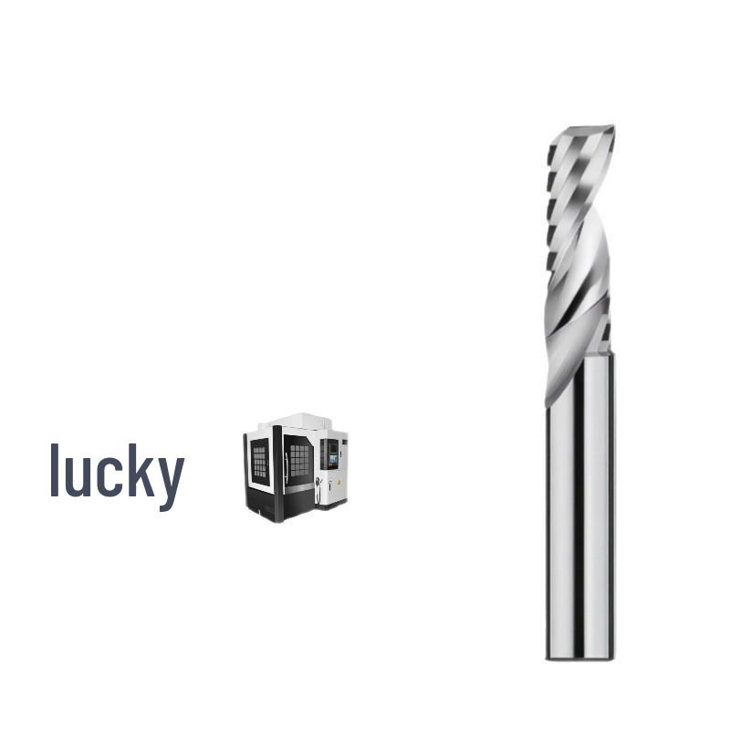 Hocheffizienter 55HRC Einzahn-Aluminium-CNC-Fräser