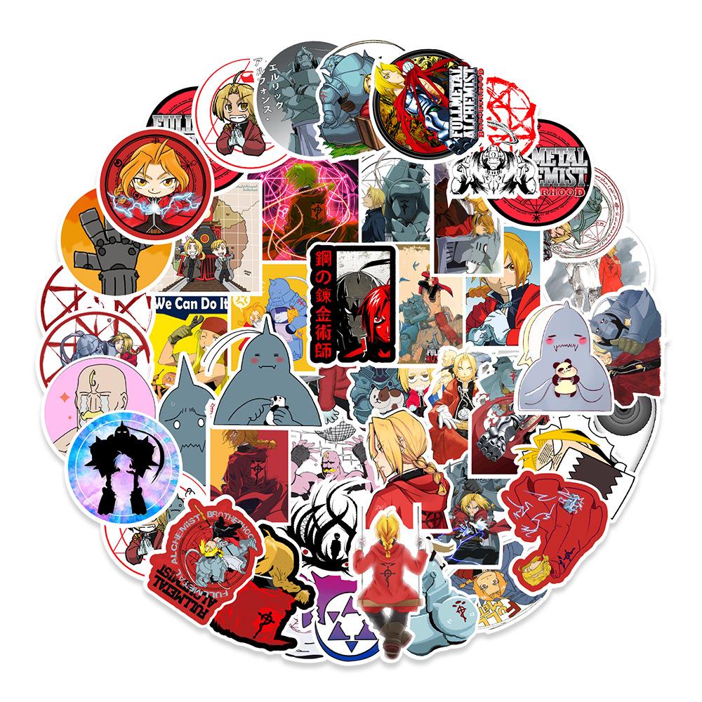50 Japanese Comics: Jinyi Graffiti Stickers Car Suitcase Mobile Phone Water Cup Decoration Stickers