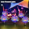 Waterproof Outdoor Solar Firework LED Lights Fairy Lamp Solar Powered Lawn Pathway Light For Yard Party Christmas Decor