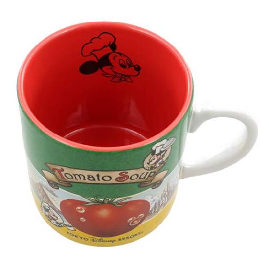 Gaia80 Tomato Snack Can Motif Mug Disney Resort Mickey Mouse Disney Merchandise Souvenir [Tokyo Exclusive]