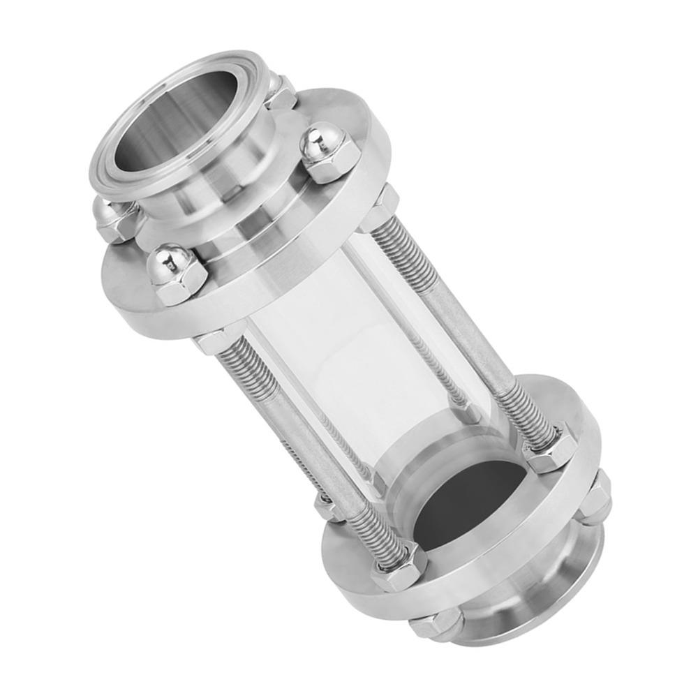 Stainless Steel 304 Sanitary Sight Glass Sanitary Grade Sanitary Flow Glass Flow Monitoring