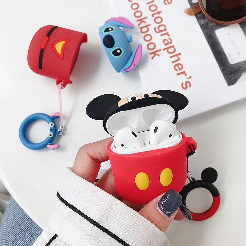 Japan and Korea Cute Cartoon Winnie AirPods Pro Protective Case 1/2 Bluetooth Wireless Headset Case 3rd Generation Soft Silicone