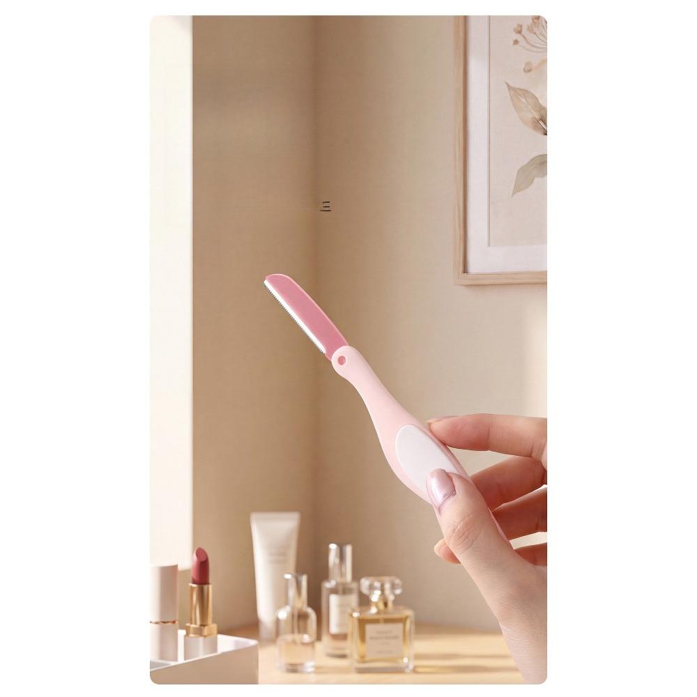 Eyebrow Razor No Stuck Dull Fun Flamingo Hair Shaver Portable Student Set Macro Tip Beginner Eyebrow Shaver Tool