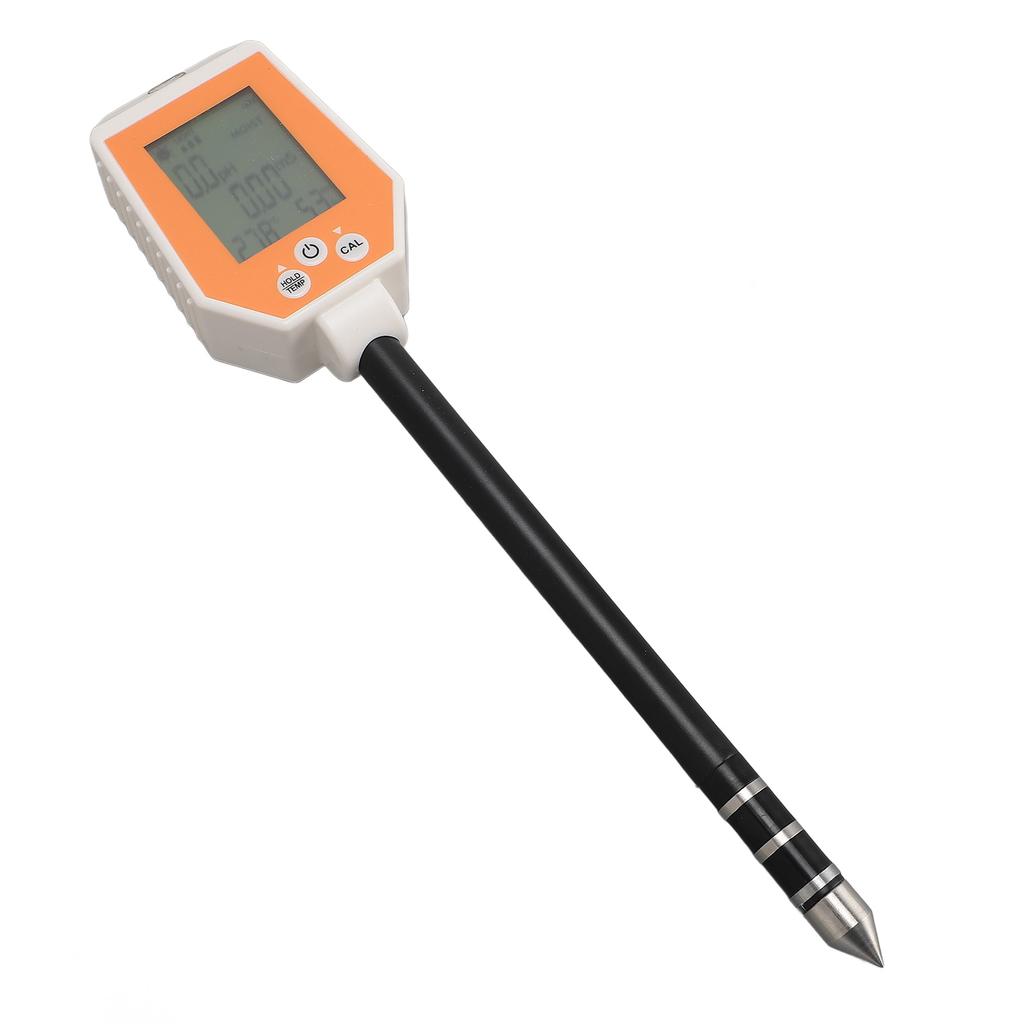 Digital Soil Tester 6 In 1 Soil PH EC Light Intensity Fertility Air Humidity Temperature Meter with