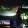 Leistungsstarke wiederaufladbare Stirnlampe mit rotem Blinksignal für Outdoor-Nachtlauf, Radfahren, Wandern, Notfall-Campingausrüstung
