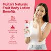 Multani Naturals Fruit Body Lotion 400 Ml Pack of 1 Moisturizing Lotion For Dry Skin Papaya Aloe Vera Hydrating Men Women