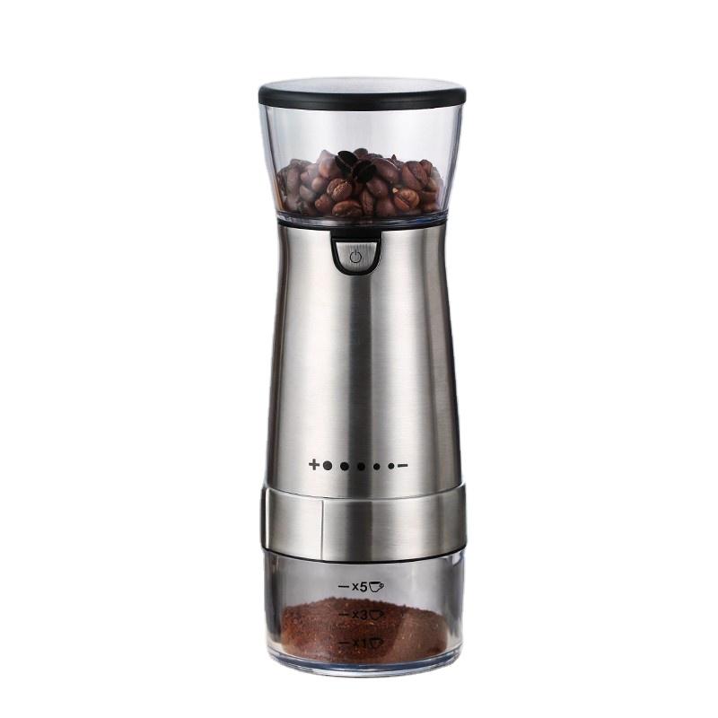 Portable Grinder Electric Coffee Grinder Automatic Beans Mill Coffee Bean Grinder Machine For Home Travel USB Rechargeable