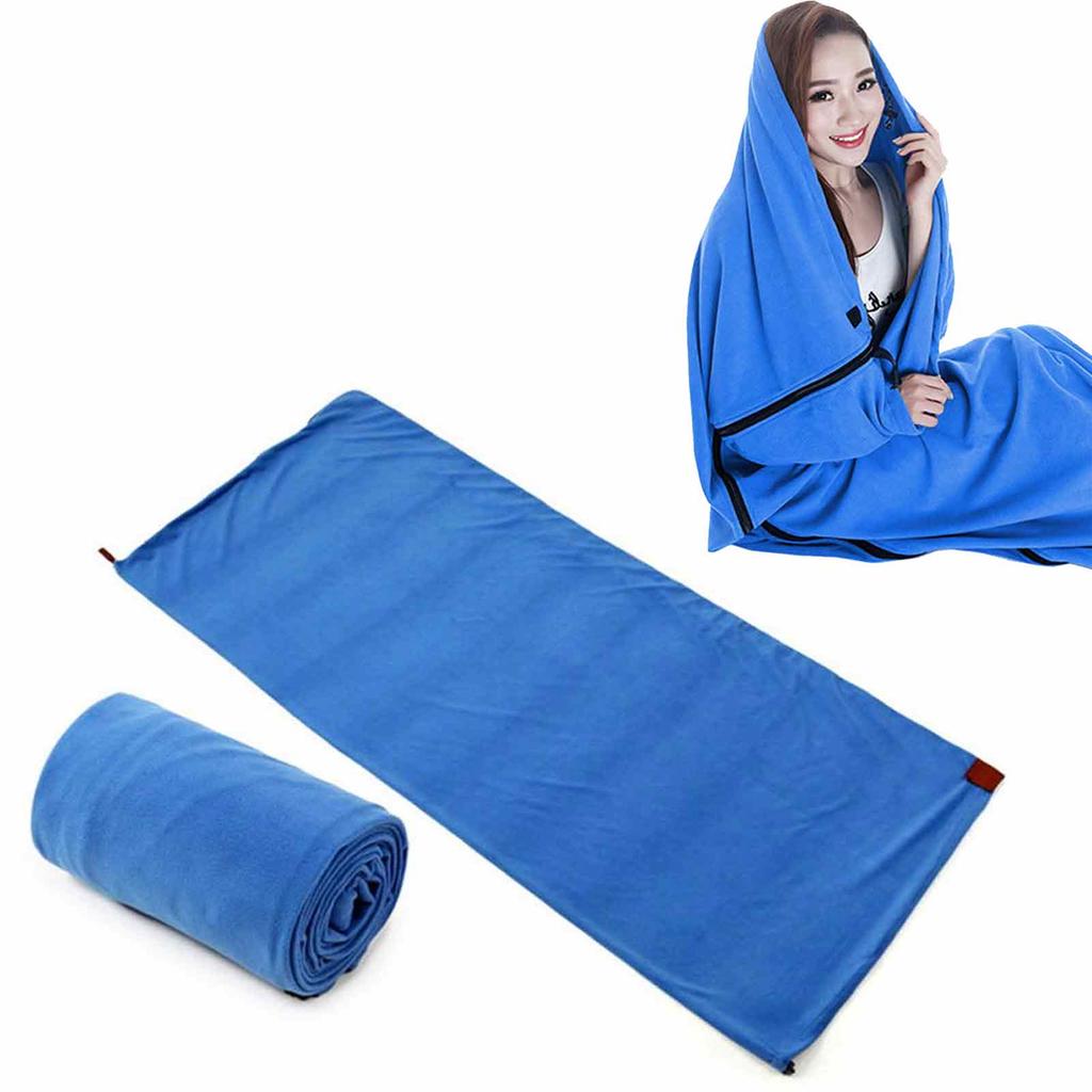Campingsovsäckar Liner Bärbar Ultralätt Fleece Sovsäck Varm Liner Campingtält Sängmatta För Vandring Campingtillbehör