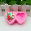 DIY Sugar Craft Fondant Forma na dort ve tvaru srdce Silikonová forma na mýdlovou svíčku