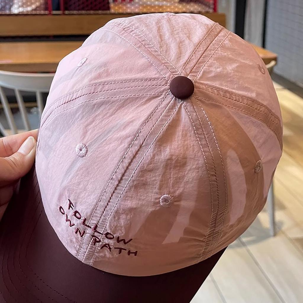 Blocking UV Protection Sun Running Sport Hat Ventilated Permeable Air Thin Light Color-Block Fashionable Trendy Her  Him For Women Men Cap Baseball